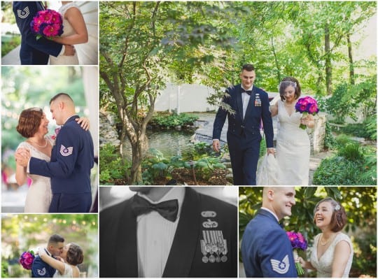 A Look Back Our Favorite Military Weddings Nashville Garden Wedding   Desktop5 540x399 