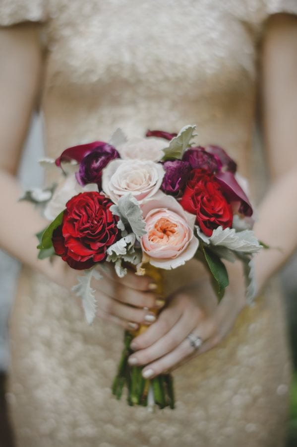 Glam Rose Gold Spring Garden Wedding May 13 at CJ's Off the Square Nashville Garden Wedding