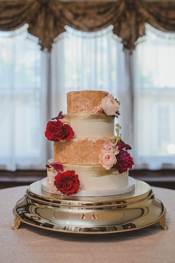 Glam Rose Gold Spring Garden Wedding May 13 at CJ's Off the Square Nashville Garden Wedding