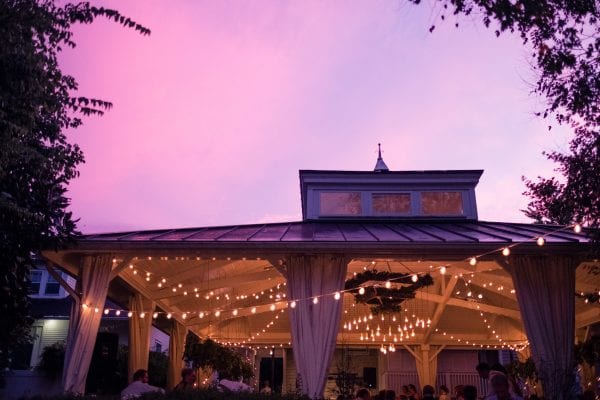 Organic luxe wedding with natural elements in Nashville, TN at outdoor garden wedding venue CJ's Off the Sqaure