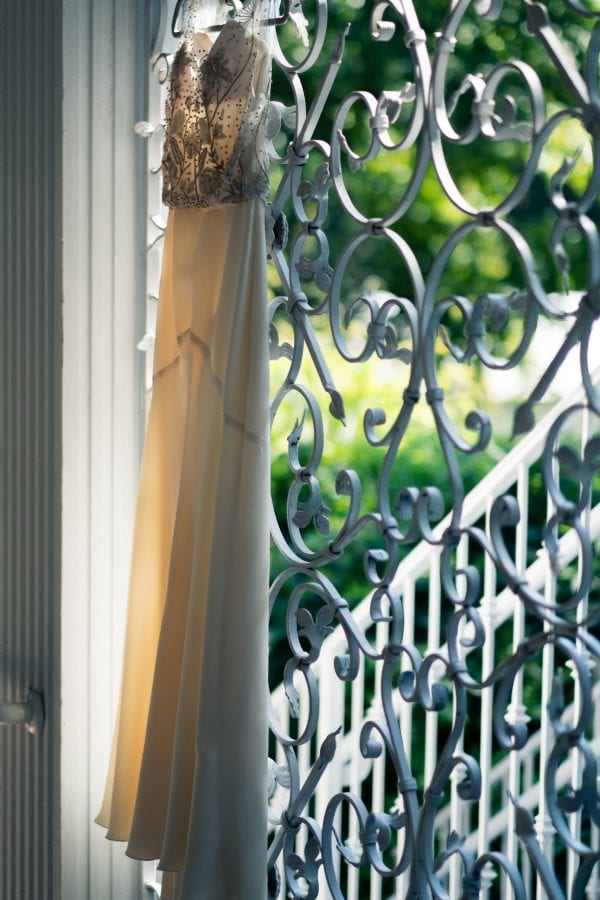 Organic luxe wedding with natural elements in Nashville, TN at outdoor garden wedding venue CJ's Off the Sqaure