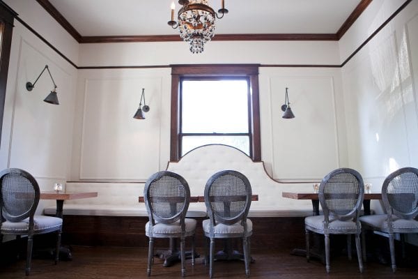 The North Parlor can comfortably accommodate up to 12 guests for meetings, retreats and small presentations within walking distance of shops and restaurants on Main Street.