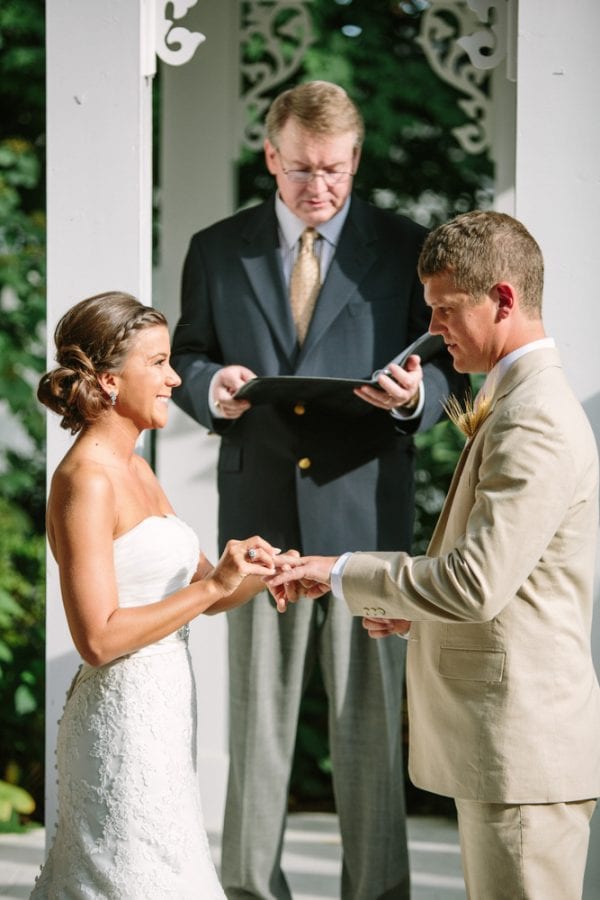 An officiate is included with out Elegant Elopement package.