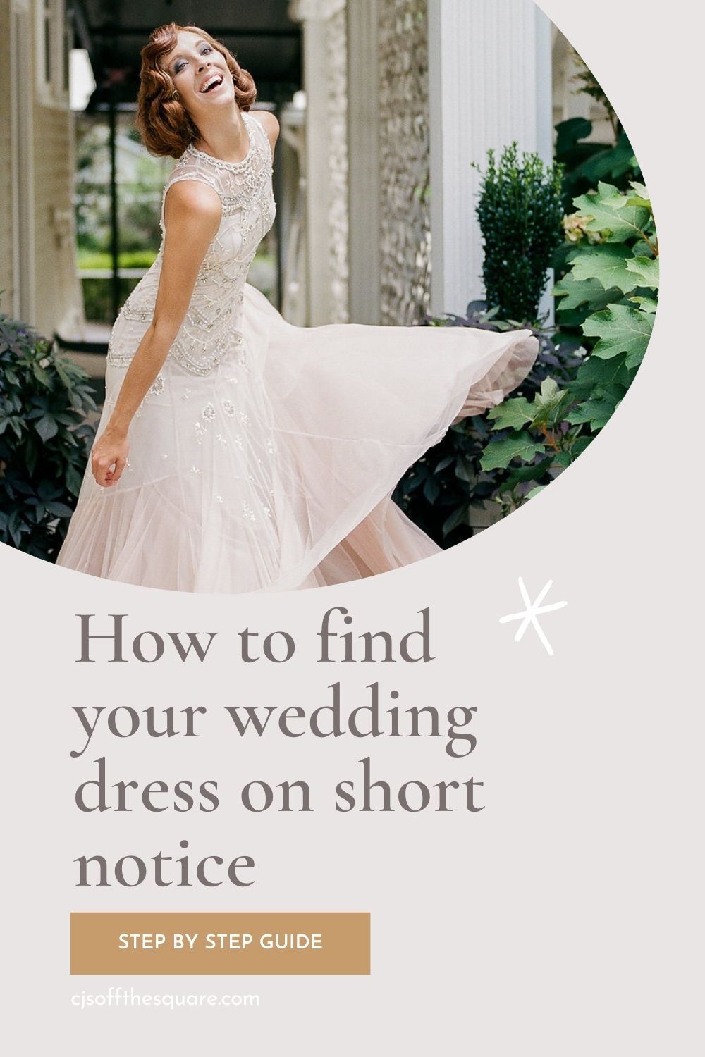 short notice wedding dress