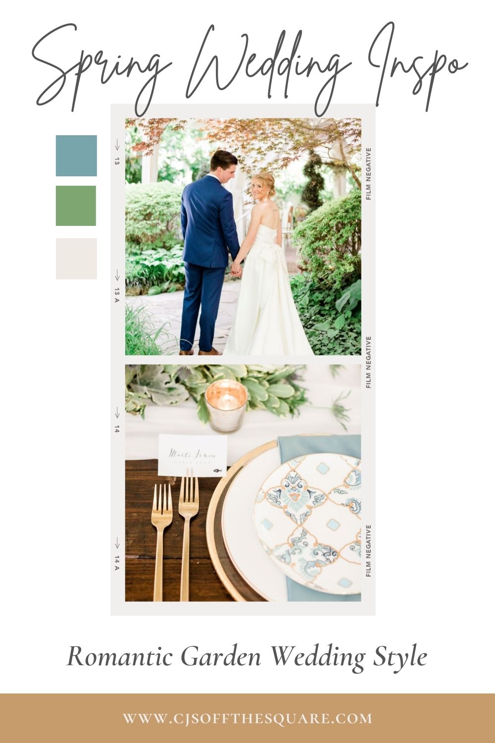 CJ's Off the Square | spring wedding colors ideas