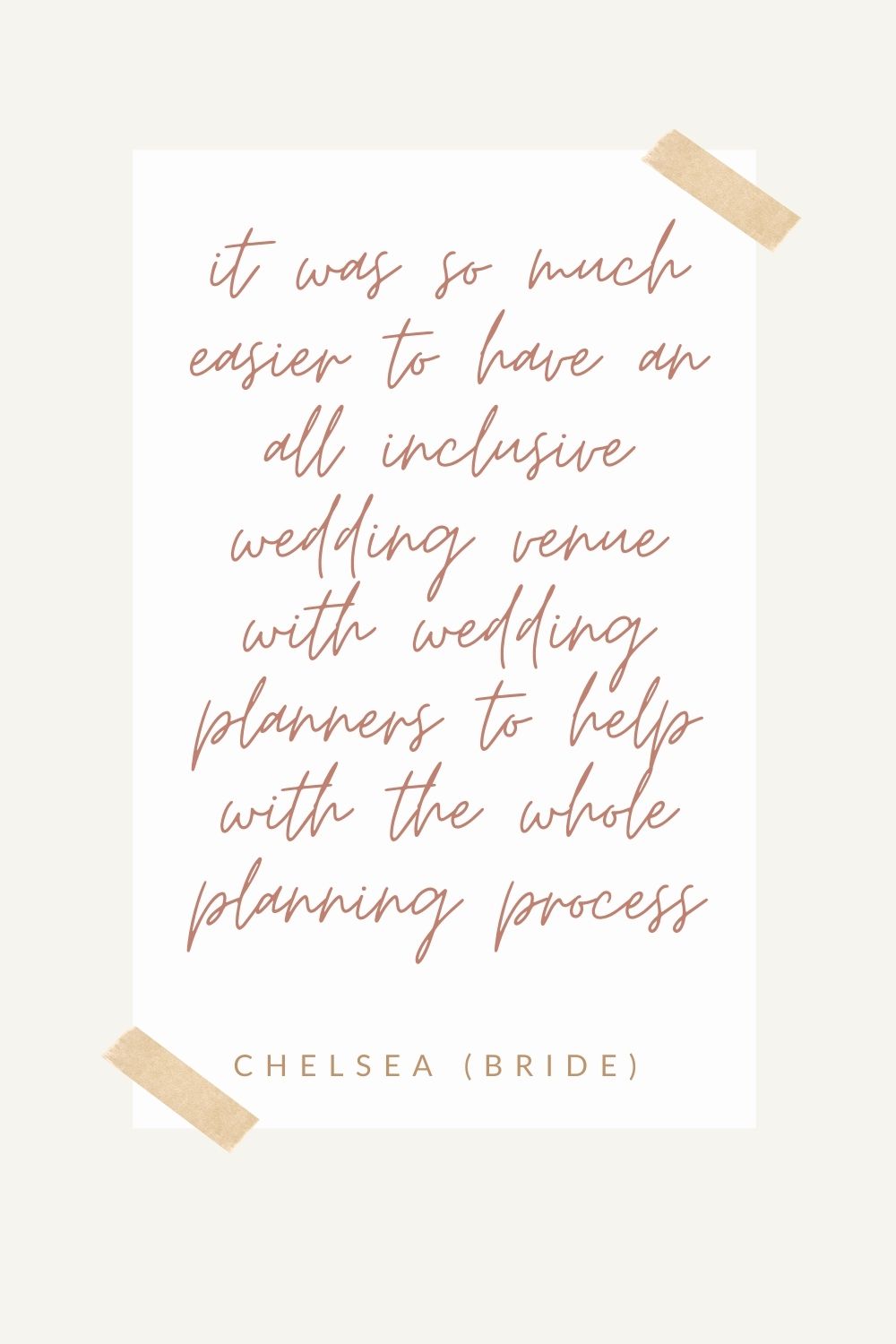all inclusive wedding venue quote