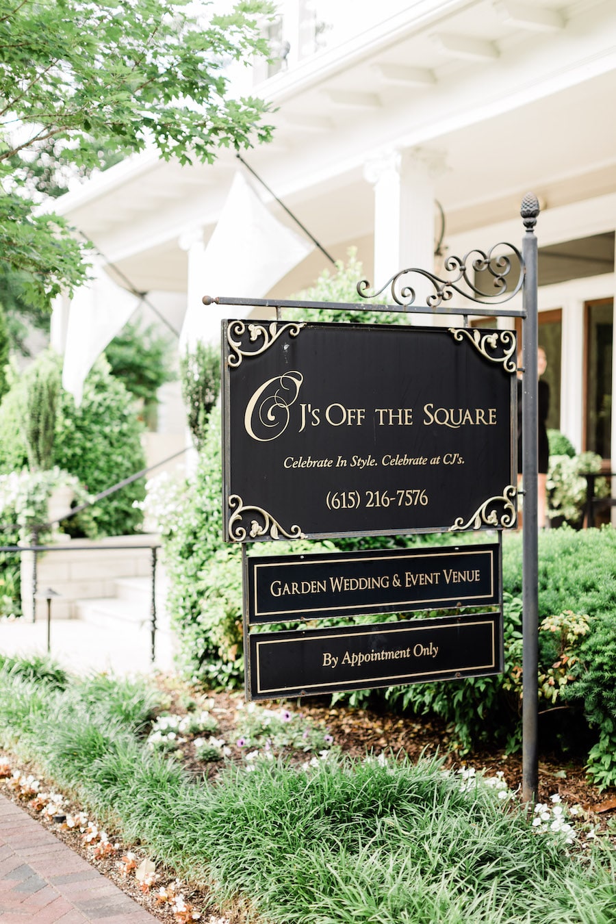 Ivory, Sage, Blush Wedding Colors with Greenery and Candles at Franklin, TN Venue