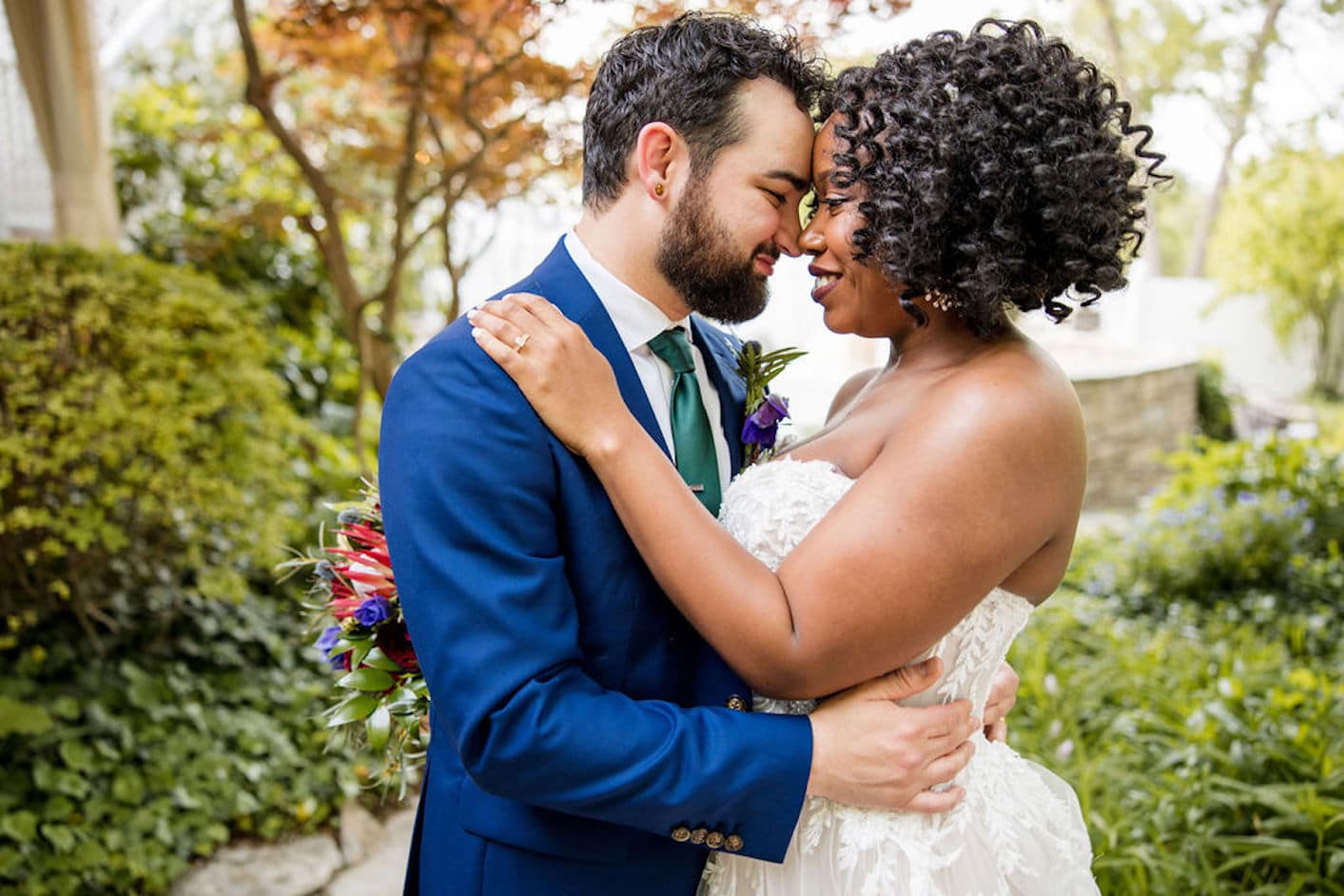 A Bold and Beautiful Spring Garden Wedding In Green & Gold | April 30