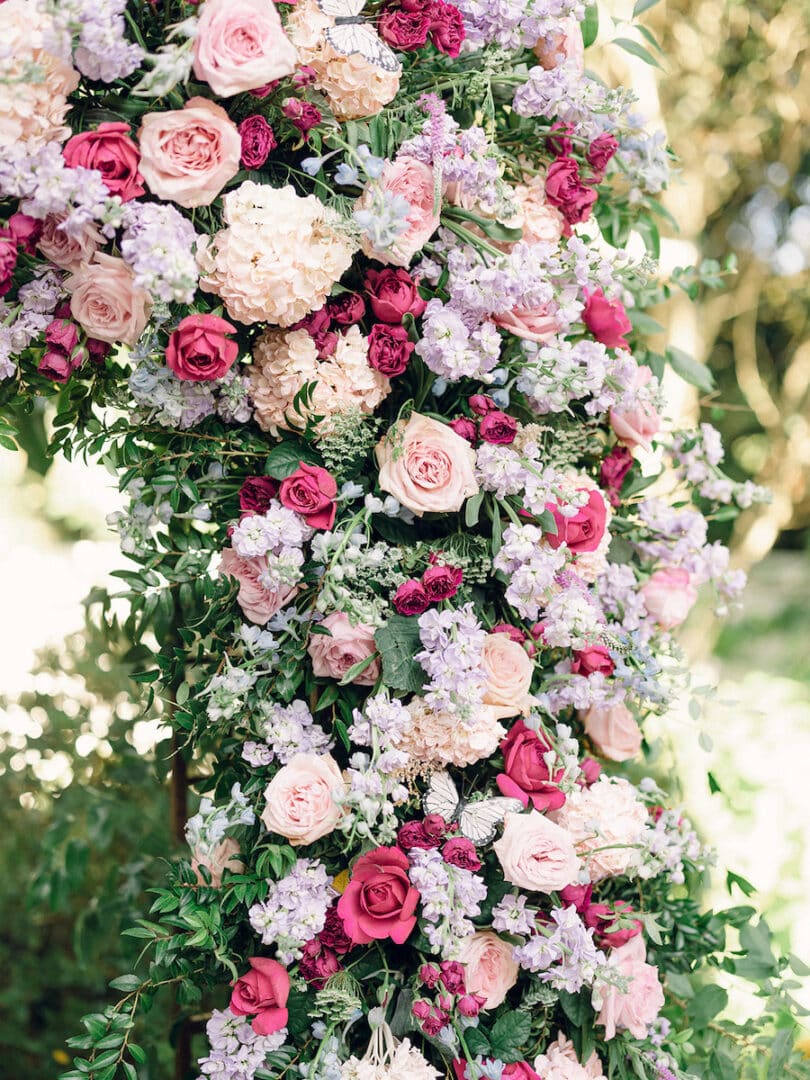 A Whimsical Fall Garden Wedding In Shades of Pink | October 8 ...