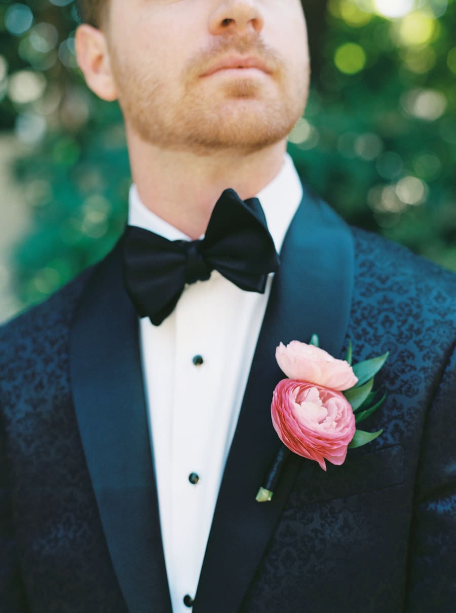 Outdoor Wedding Reception Near Nashville with Bright Pink, Blush, White, & Gold
