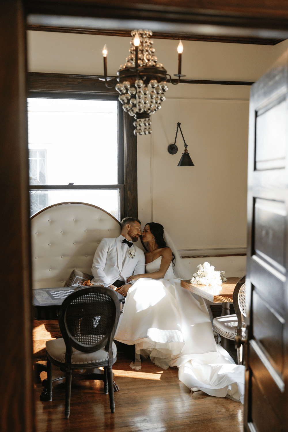 bride and groom |CJ's Off the Square, Franklin, TN