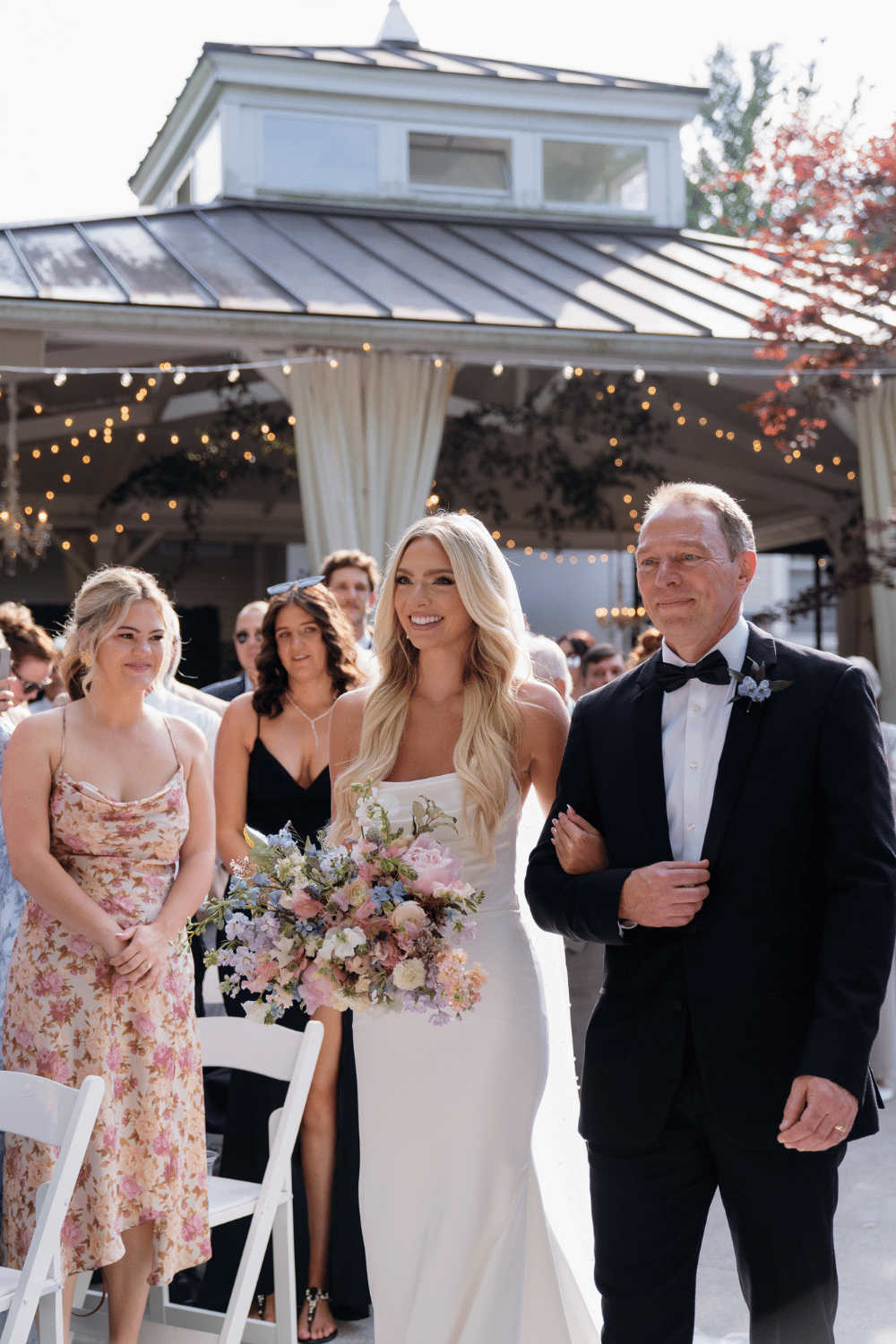 dad and bride | CJ's Off the Square, Franklin, TN