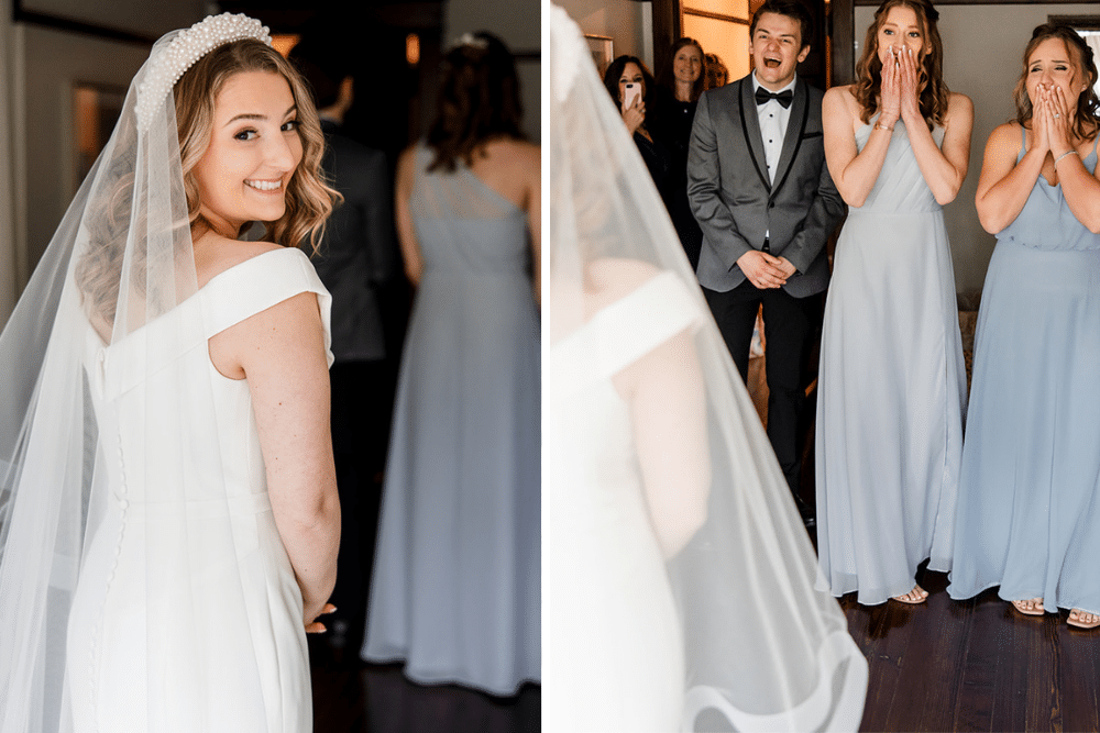 Spring Garden Wedding, Pinks, Blues | CJ's Off the Square, Franklin, TN