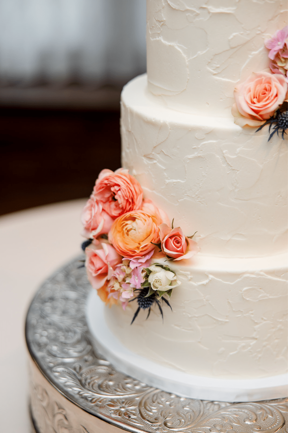 Spring Garden Wedding, Pinks, Blues | CJ's Off the Square, Franklin, TN