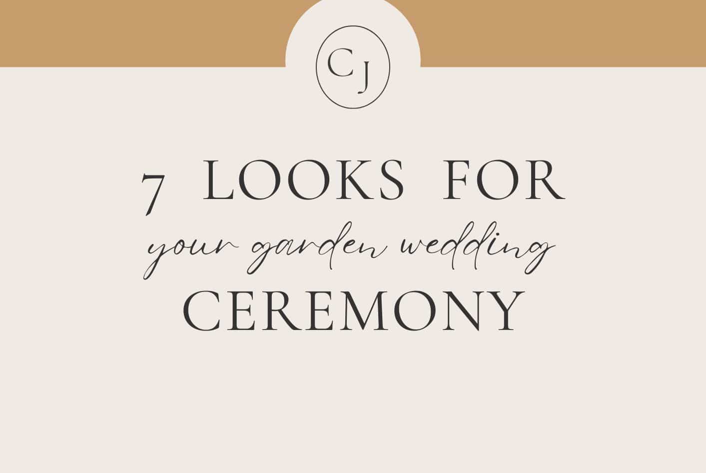 7 Garden Ceremony Looks We Love at CJ’s Off the Square