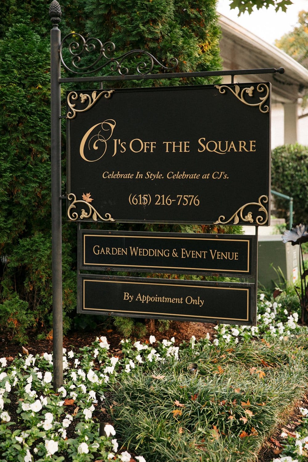 Nashville Garden Wedding + Event Venue | CJ's Off the Square