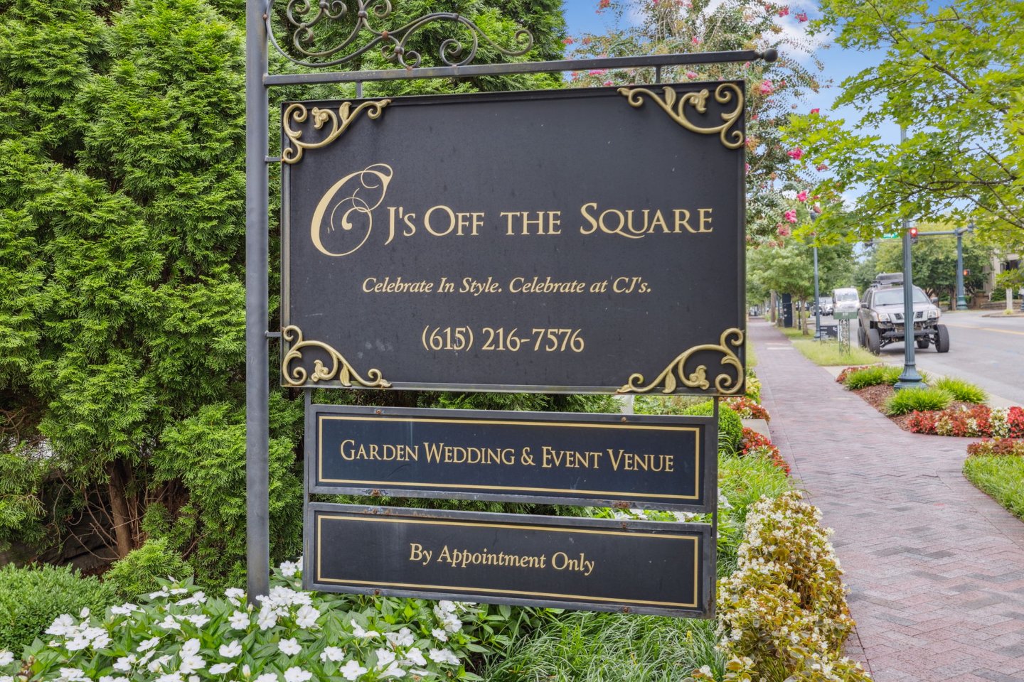 Nashville Garden Wedding + Event Venue | CJ's Off the Square