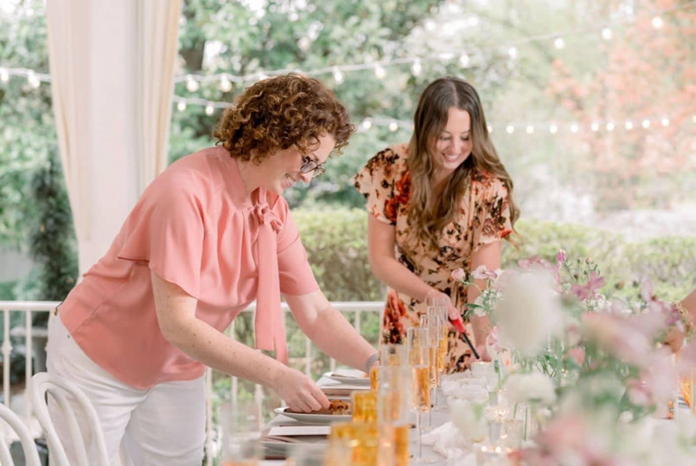 wedding planners at work