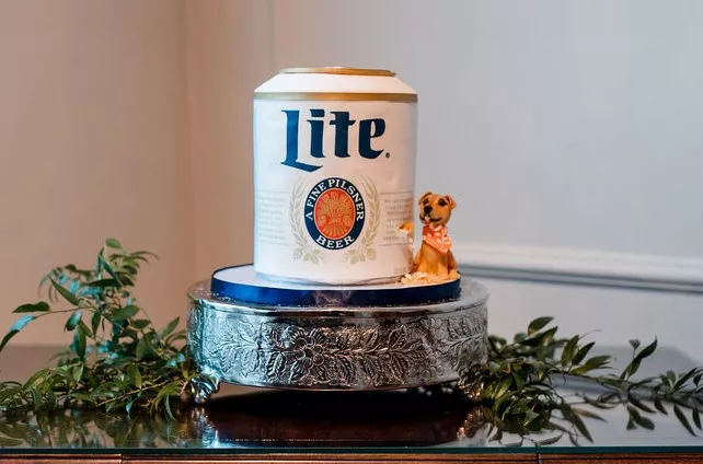 Miller Light Groom's Cake