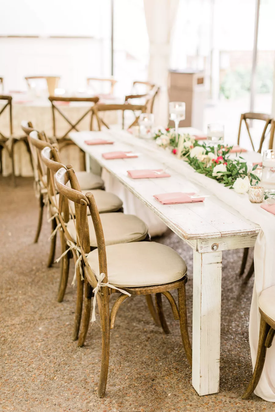 Nashville wedding venue that’s perfect for outdoor ceremony and reception with sage green and blush