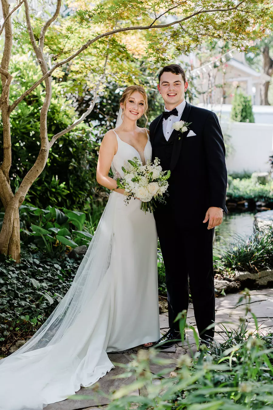 Outdoor Wedding Reception Near Nashville with Neutral Colors and Candles