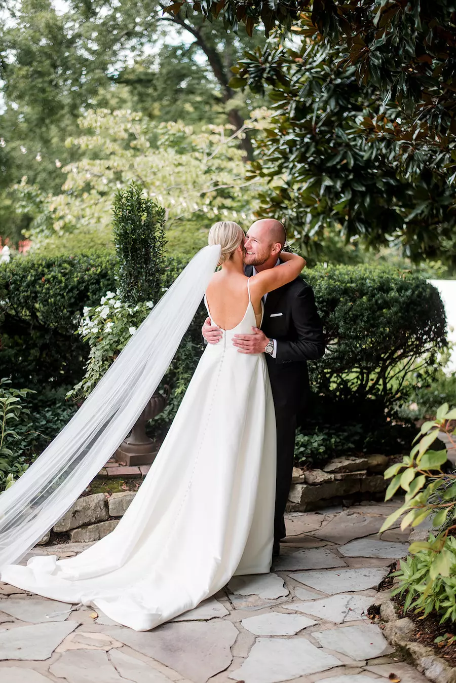 Simple Garden Wedding Inspiration with Neutral Colors Of White, Ivory, Sand and Champagne