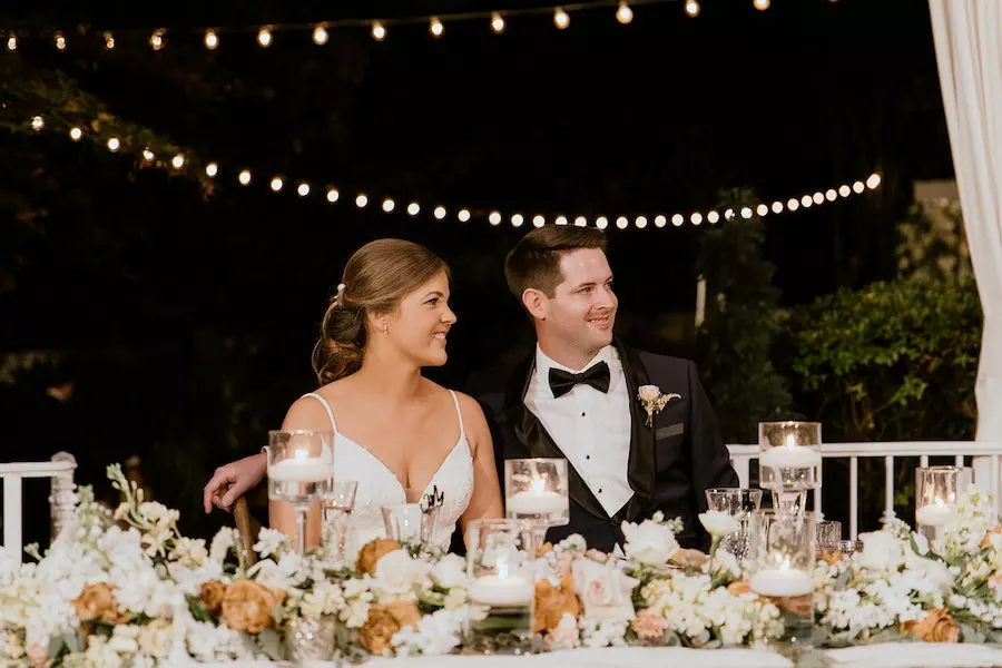 * The entire wedding was a mix of lovely neutral tones including a very barely blush, taupe, ivory, champagne and pops of white.