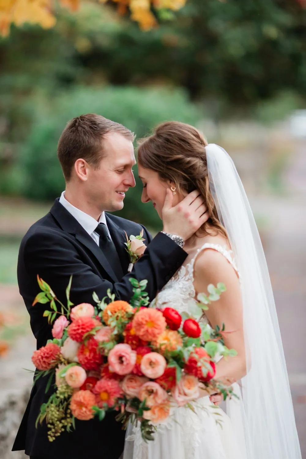 colorful wedding | CJ's Off the Square, Franklin TN