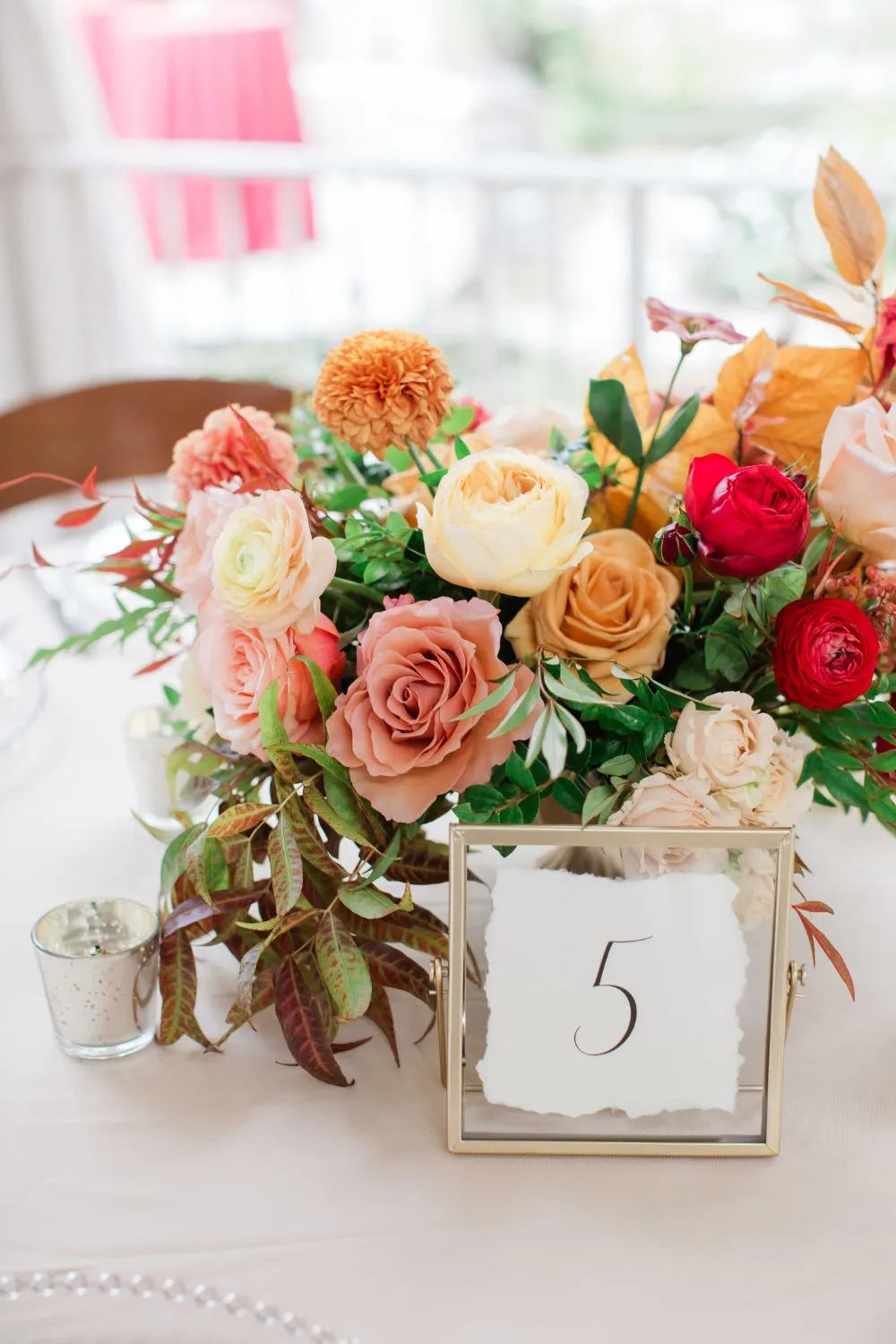 colorful wedding florals | CJ's Off the Square, Wedding Venue, Franklin TN