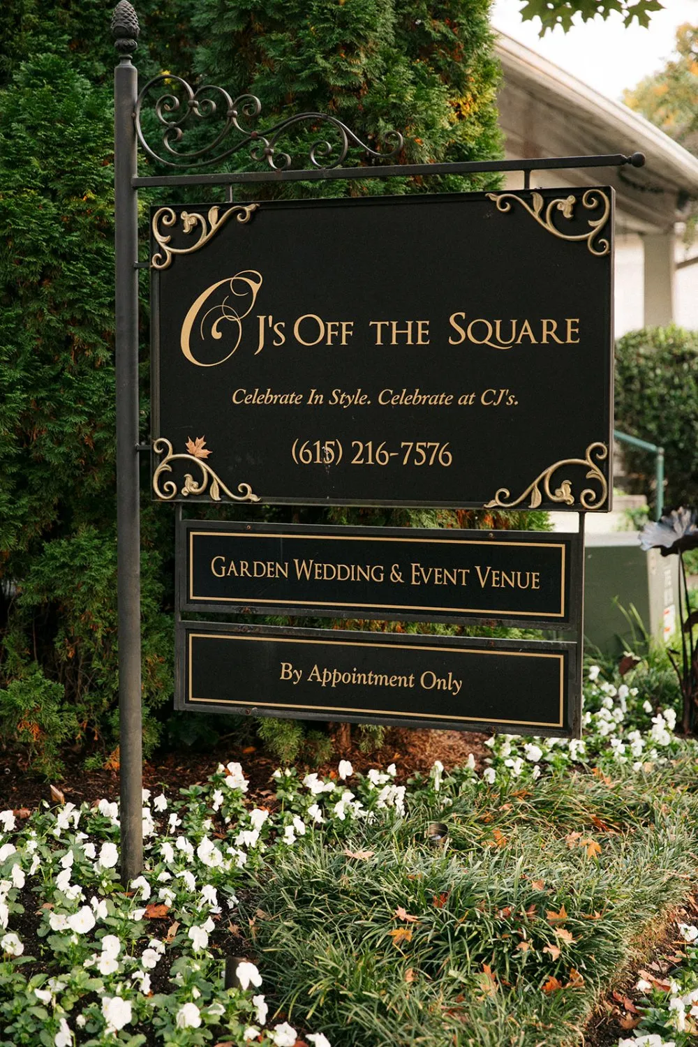 Nashville Garden Wedding + Event Venue | CJ's Off the Square